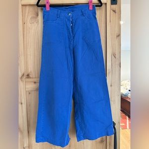 Loup Royal Simone Small wide leg royal blue pant